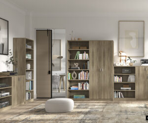 Alternative view of Bibliothèque 'Space' 2 étagères Sonoma