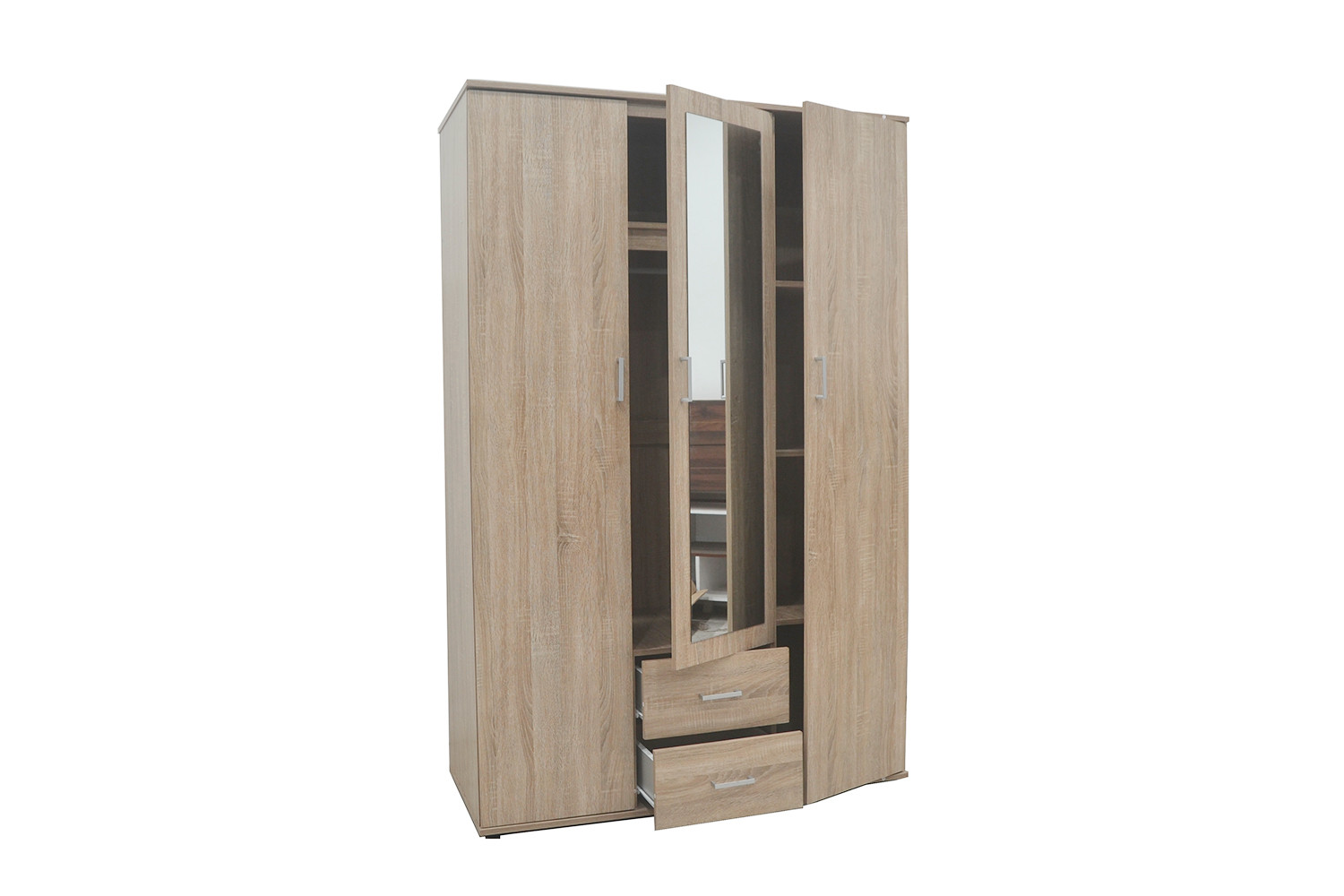Armoire 'Marc' 3 portes avec miroir Sonoma – Image 6