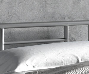 Alternative view of Lit 'Sandro' 90x200 avec sommier Gris