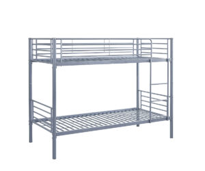 Alternative view of Lit superposé 'Sammy' 90x200 Divisible Métal Gris clair