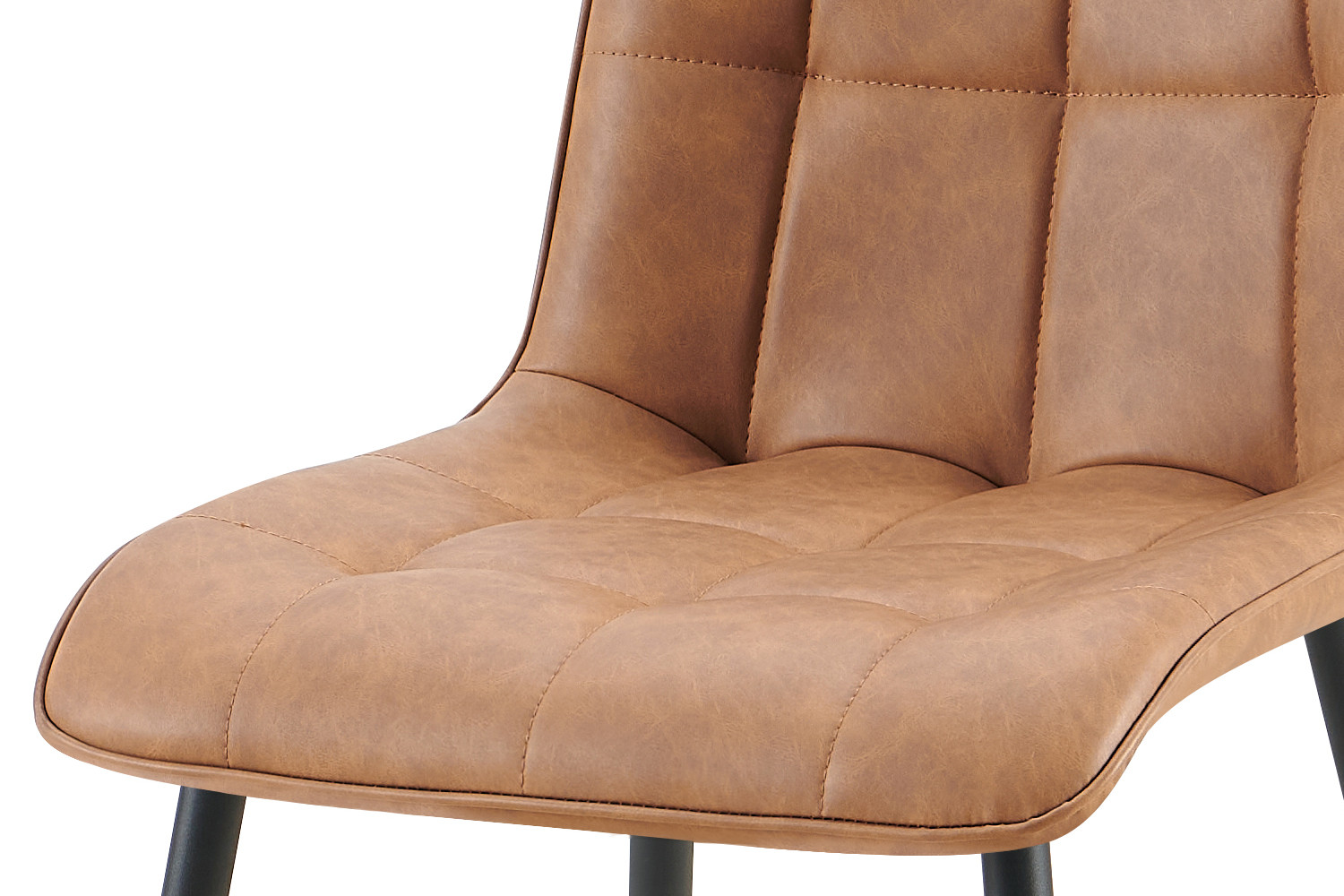 Chaise 'Furas' Vintage PU Cognac – Image 8