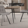 Chaise 'Ariba' Ote Tissu Montego 466 Gris