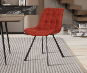 Alternative view of Chaise 'Ariba' Ote Tissu Montego 253 Rouge