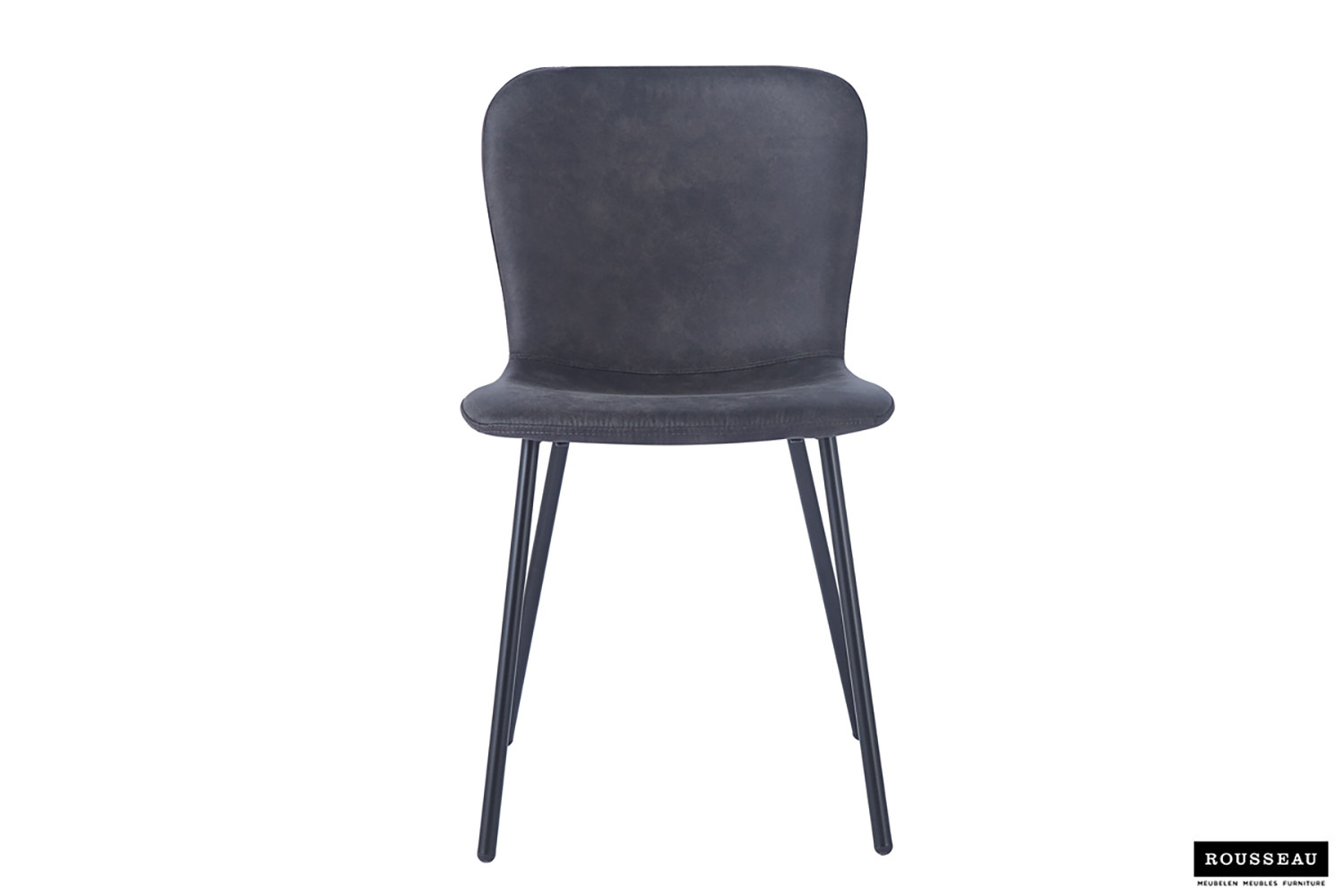 Chaise 'Susan' PU Gris foncé – Image 4