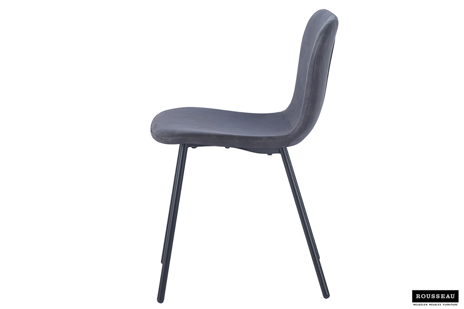 Chaise 'Susan' PU Gris foncé – Image 5