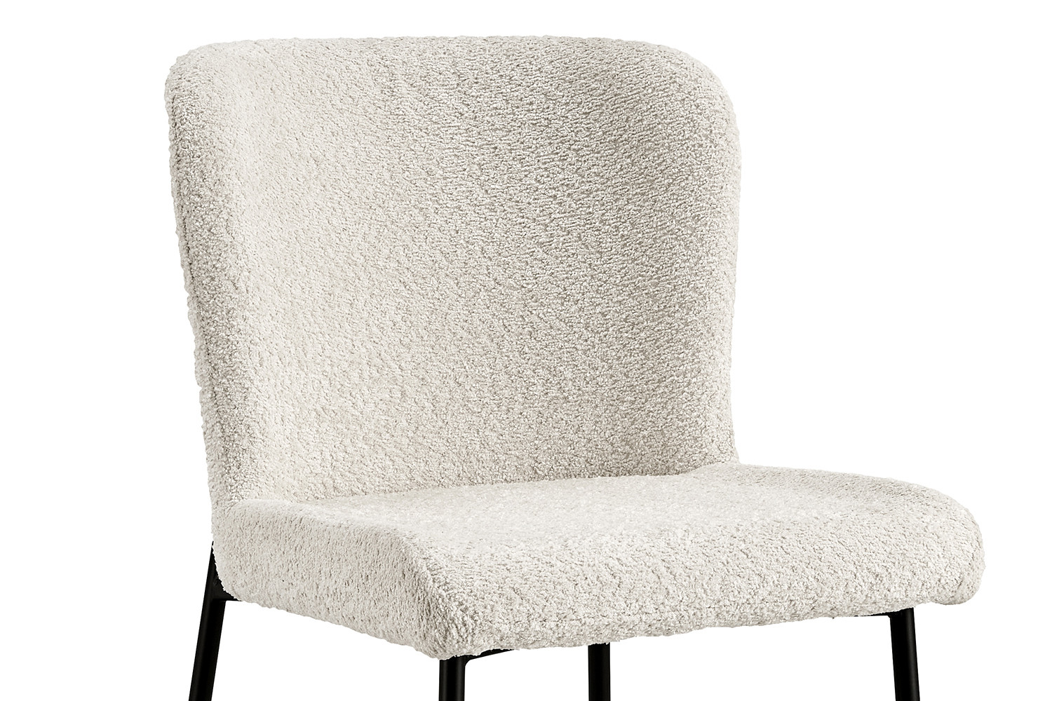 Chaise 'Lisa' Bouclé Ecru – Image 7