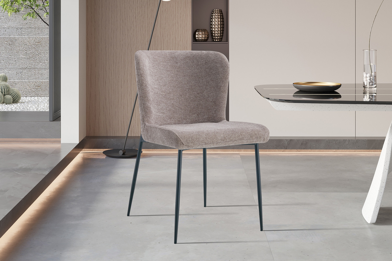 Chaise 'Lisa' Tissu Fabb Raven 30 Sand – Image 2