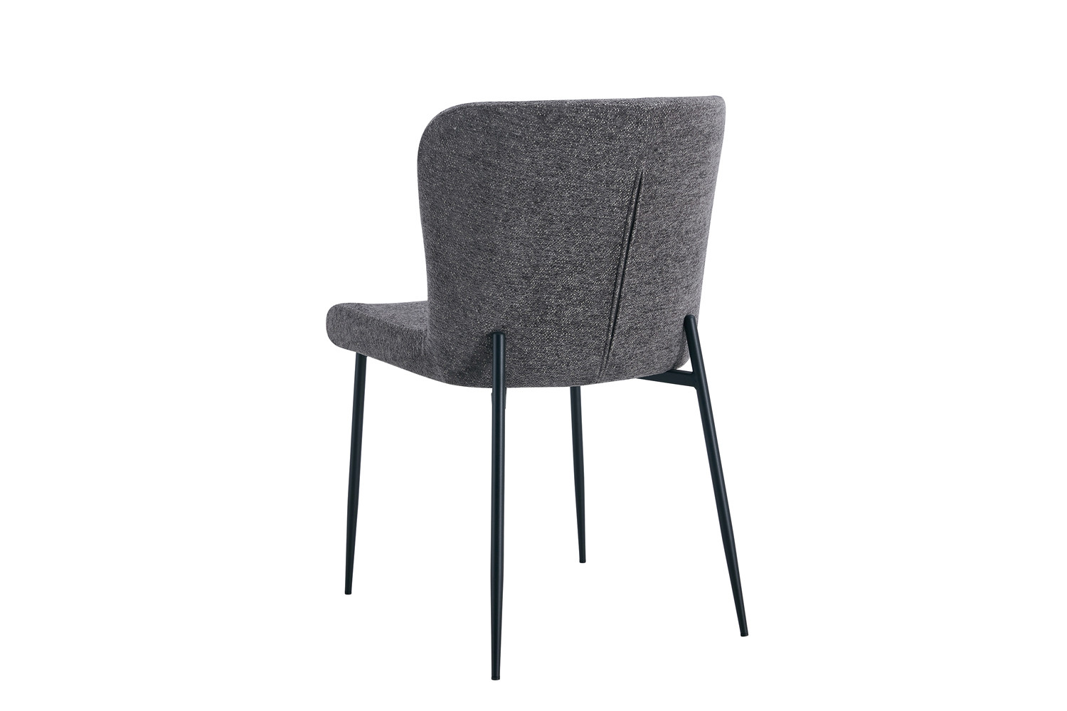 Chaise 'Lisa' Tissu Fabb Raven 13 Gris foncé – Image 6