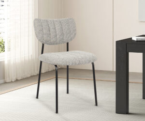 Alternative view of Chaise 'Antura' Tissu Ote Lisa 453 Gris clair