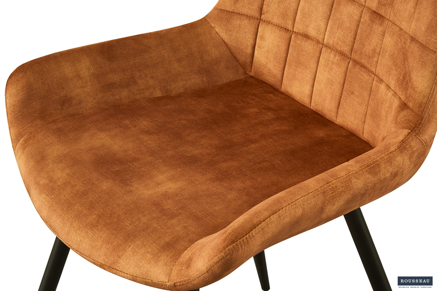 Chaise 'Nina' Velours Or – Image 7