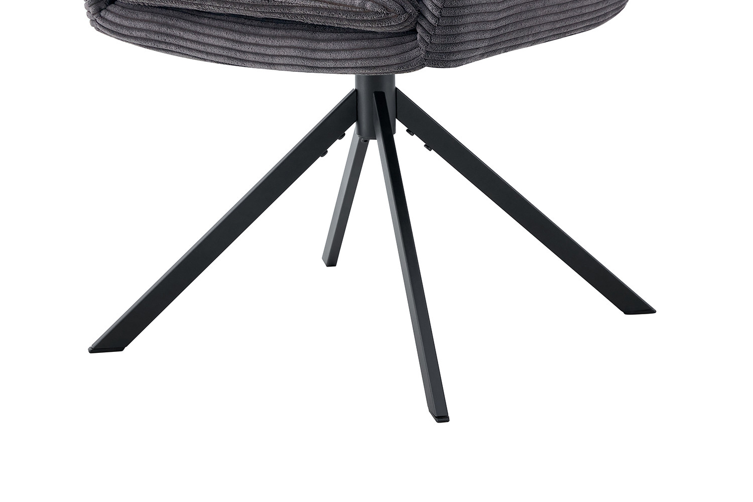 Chaise 'Luna' Pivotant à 0 Corduroy Fabb Hyper 16 Gris – Image 10