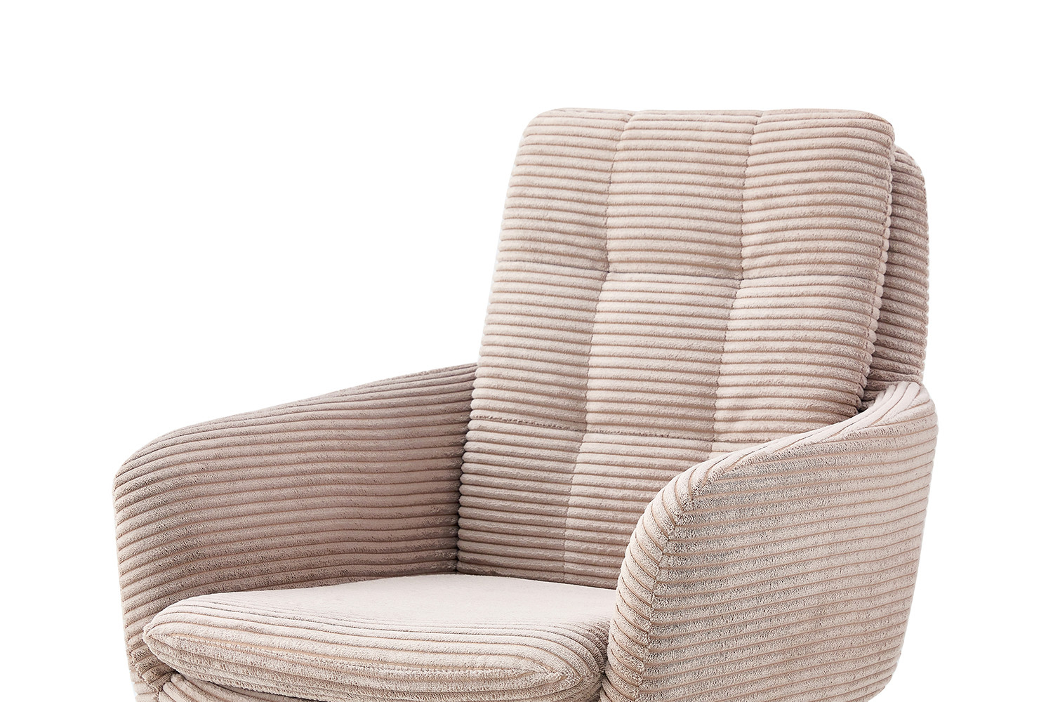 Chaise 'Luna' Pivotant à 0 Corduroy Fabb Hyper 38 Sable – Image 9