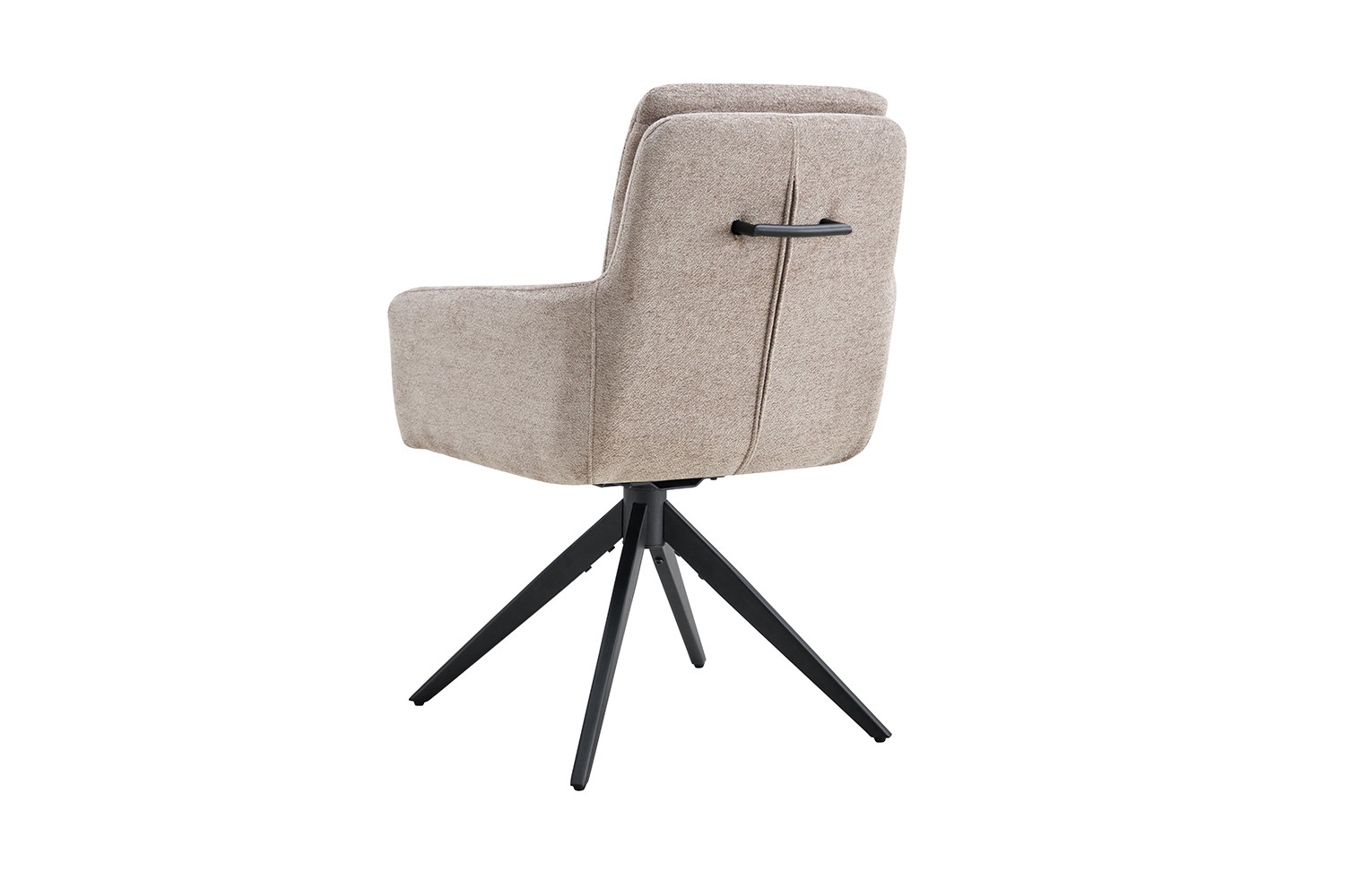 Chaise 'Lisold' Pivotant à 0 Tissu Fabb Raven 30 Sable – Image 7