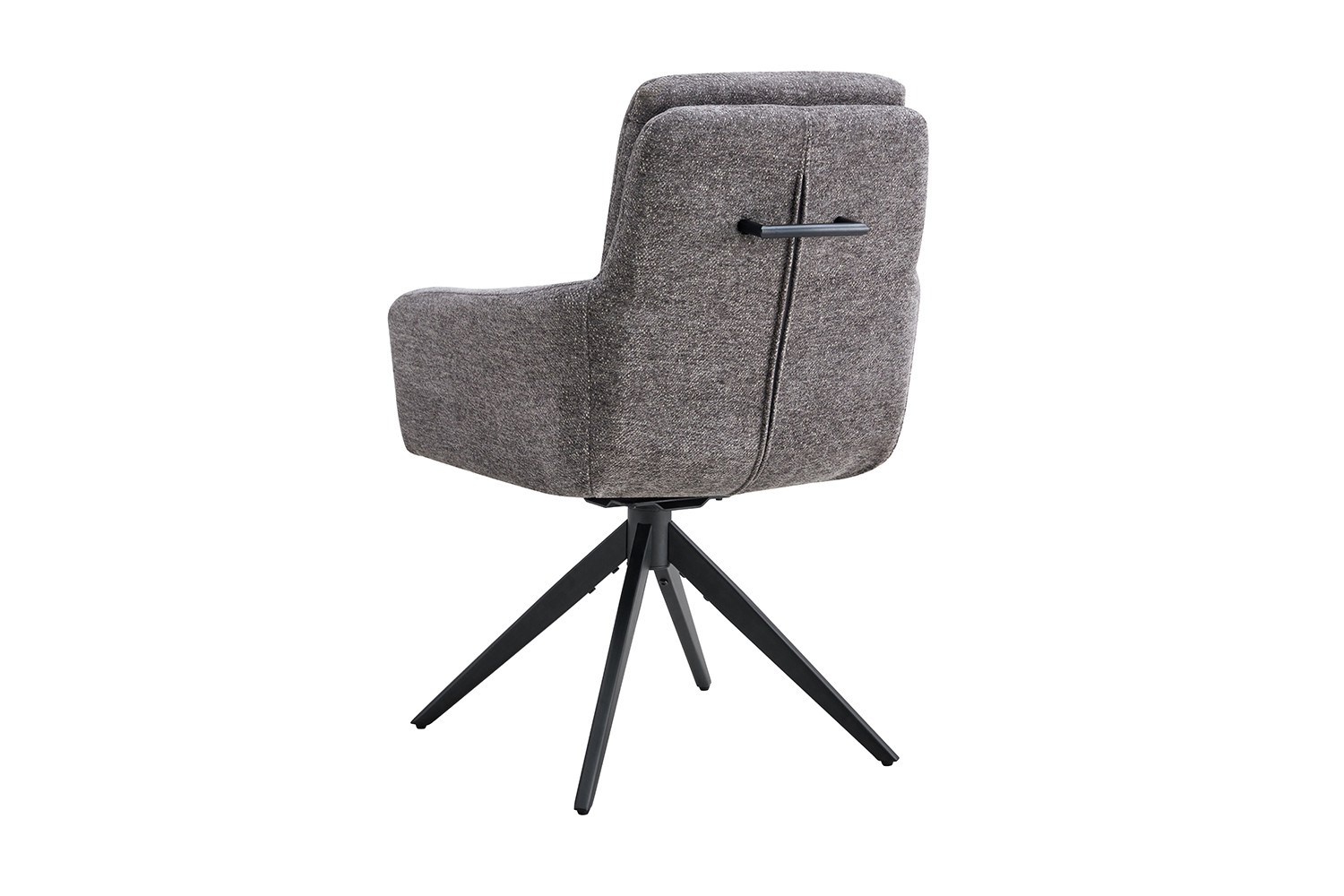 Chaise 'Lisold' Pivotant à 0 Tissu Fabb Raven 13 Gris foncé – Image 7