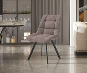Alternative view of Chaise 'Lizzy' Tissu Ote Share 400 Poivre