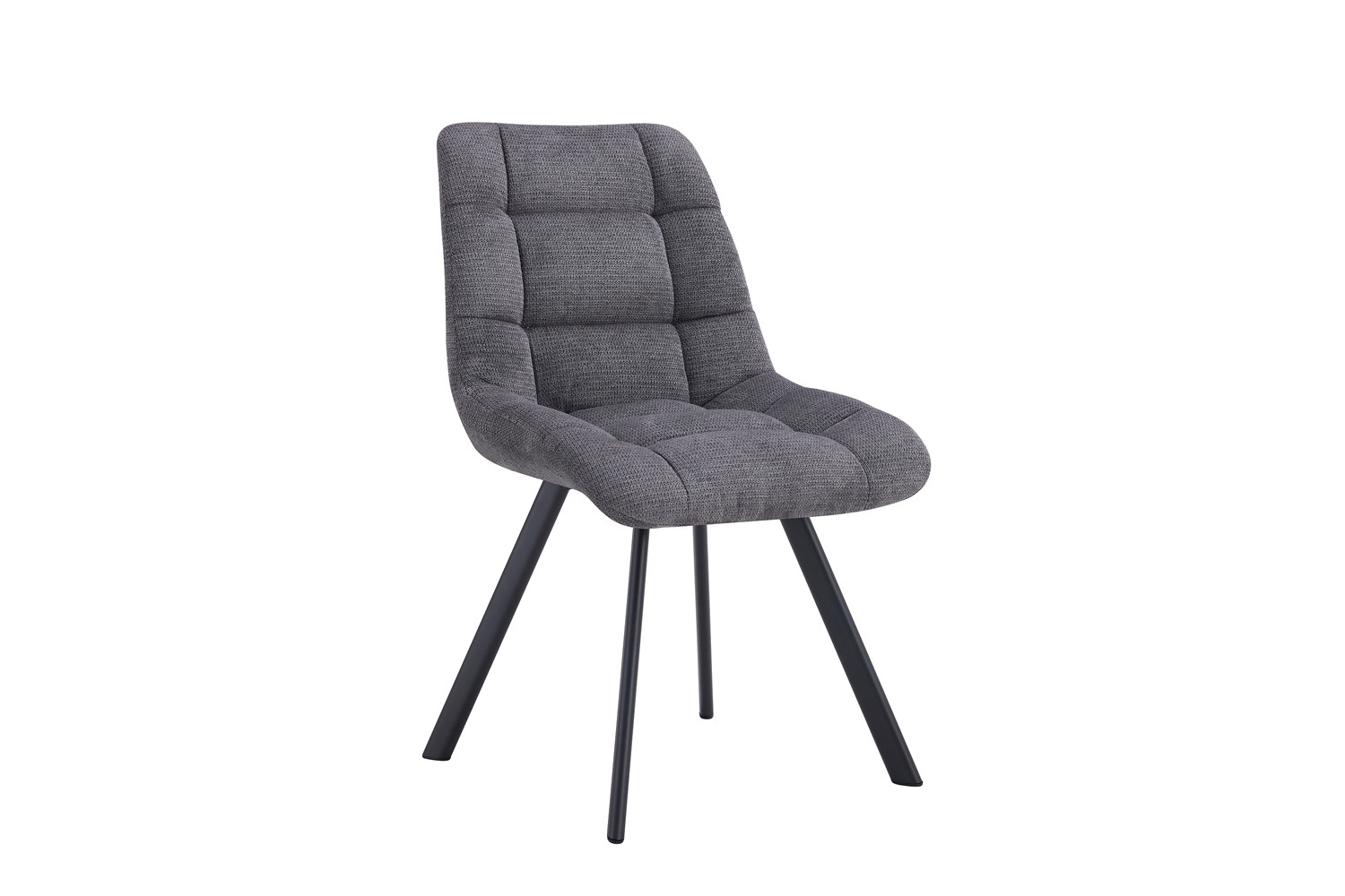 Chaise 'Lizzy' Tissu Ote Share 456 Gris foncé – Image 5