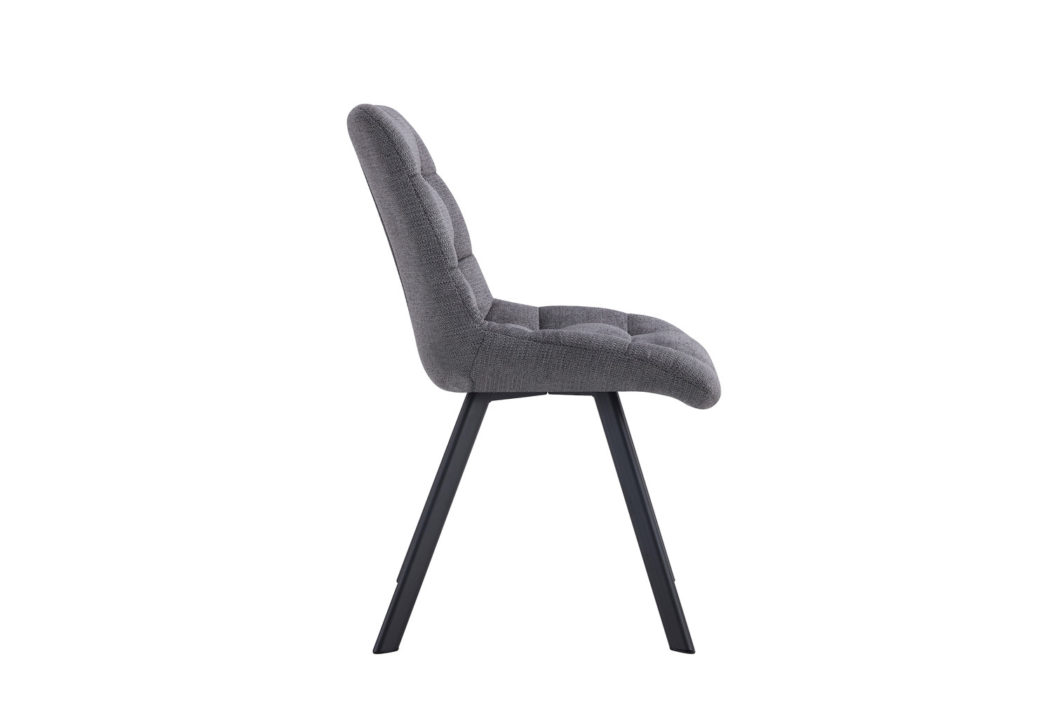 Chaise 'Lizzy' Tissu Ote Share 456 Gris foncé – Image 8