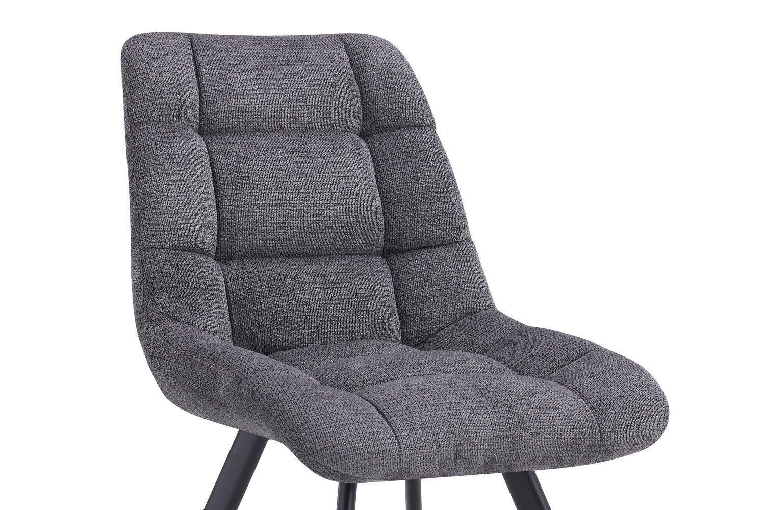 Chaise 'Lizzy' Tissu Ote Share 456 Gris foncé – Image 9