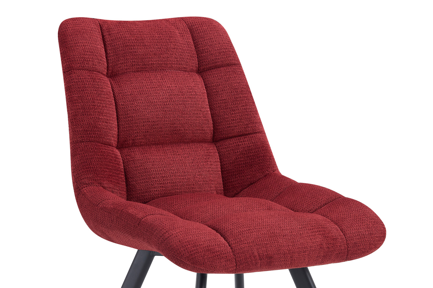 Chaise 'Lizzy' Tissu Ote Share 230 Rouge – Image 9
