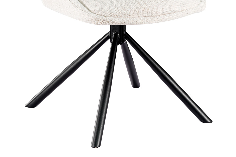 Chaise 'Mori' Pivotant à 0 Tissu Ote Share 101 Beige – Image 10