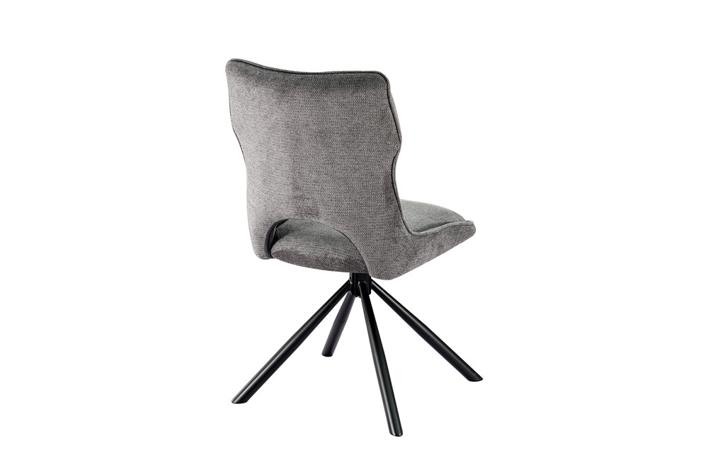 Chaise 'Mori' Pivotant à 0 Tissu Ote Share 456 Gris foncé – Image 7