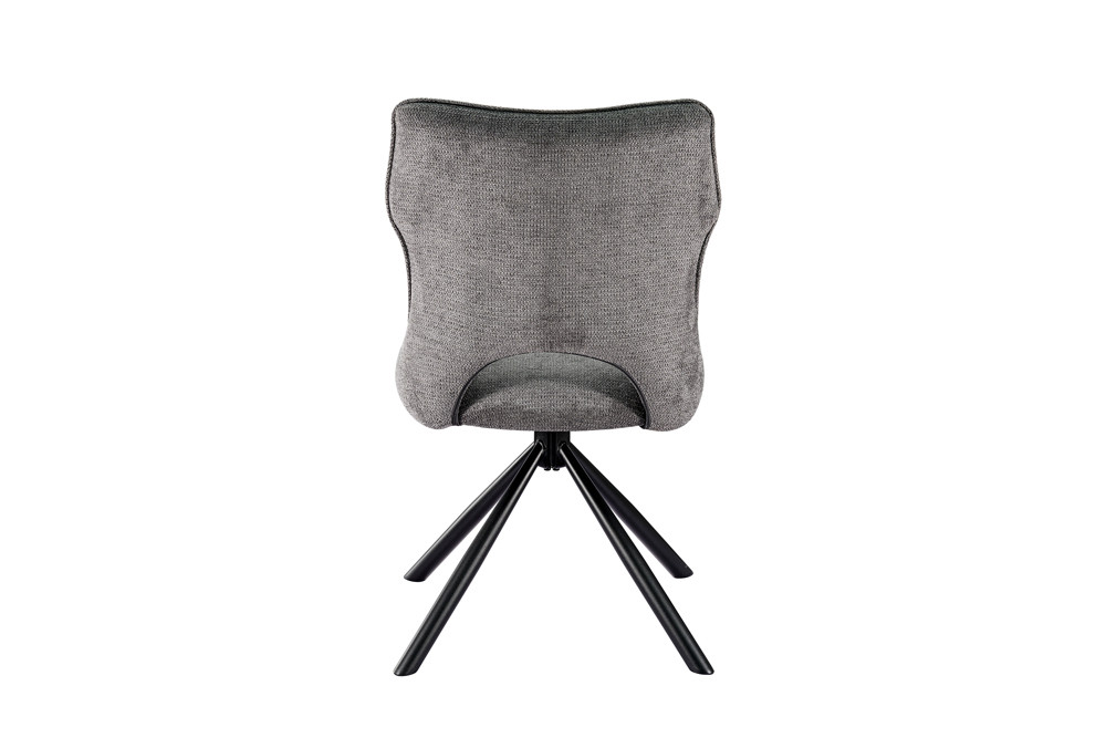 Chaise 'Mori' Pivotant à 0 Tissu Ote Share 456 Gris foncé – Image 8