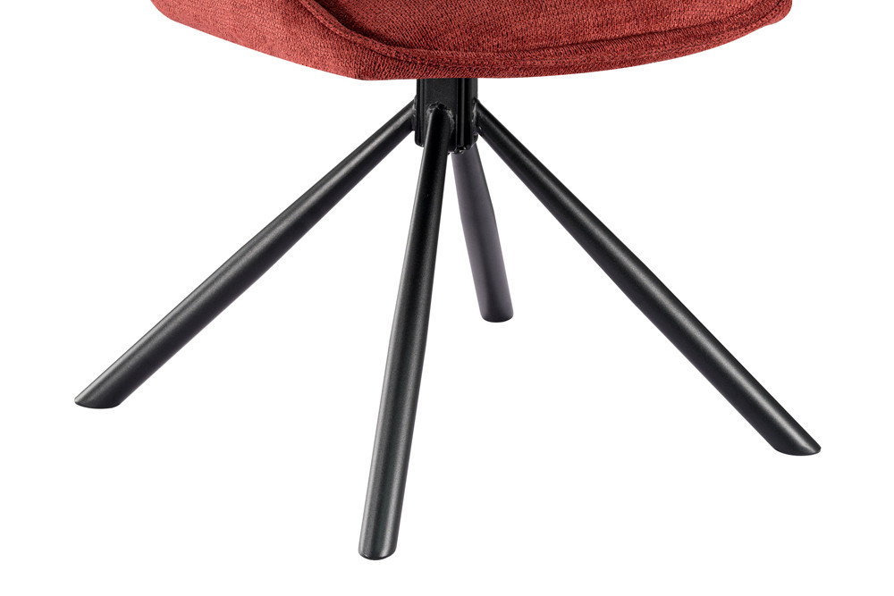 Chaise 'Mori' Pivotant à 0 Tissu Ote Share 230 Rouge – Image 9