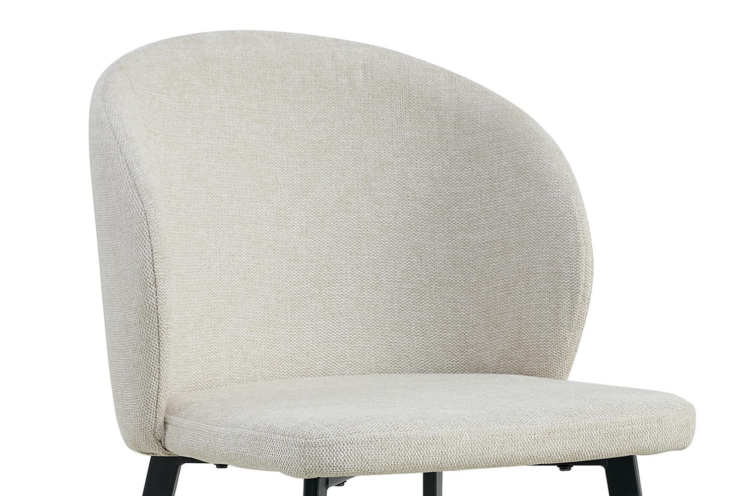 Chaise 'Toledo' Tissu Beige – Image 7