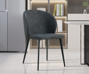 Alternative view of Chaise 'Toledo' Tissu Gris foncé