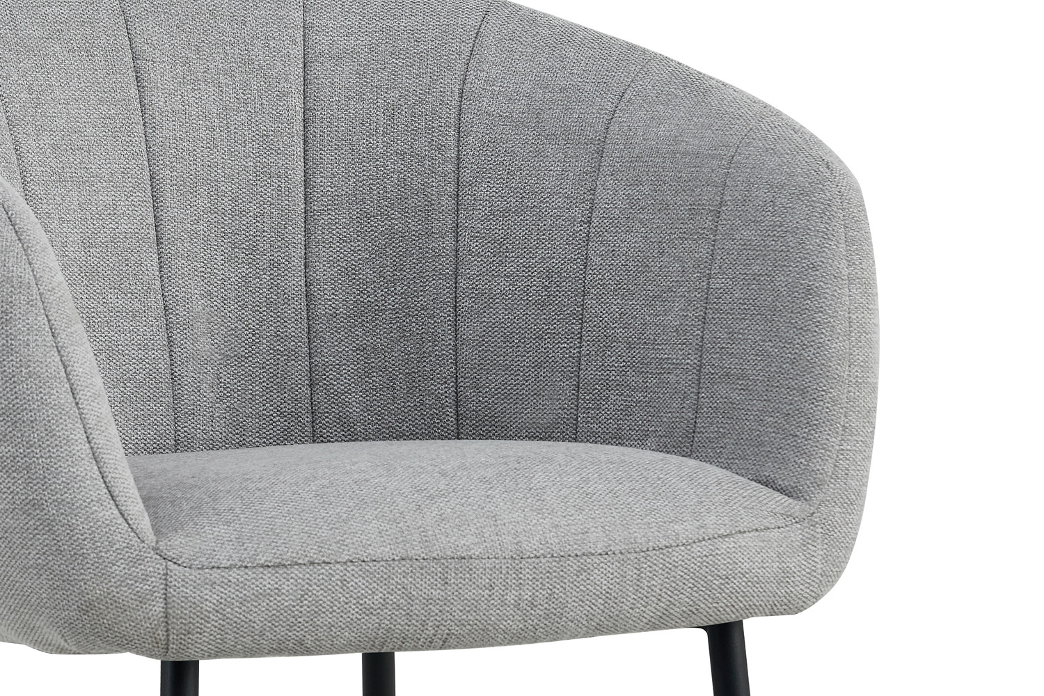 Chaise 'Sevilla' Tissu Gris clair – Image 7