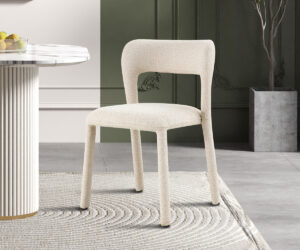 Alternative view of Chaise 'Elvas' Empilables Tissu Ote Sahara 112 Beige