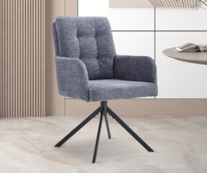 Alternative view of Chaise 'Granada' Pivotant à 0 Tissu Davis Bliss 75-73 Gris foncé