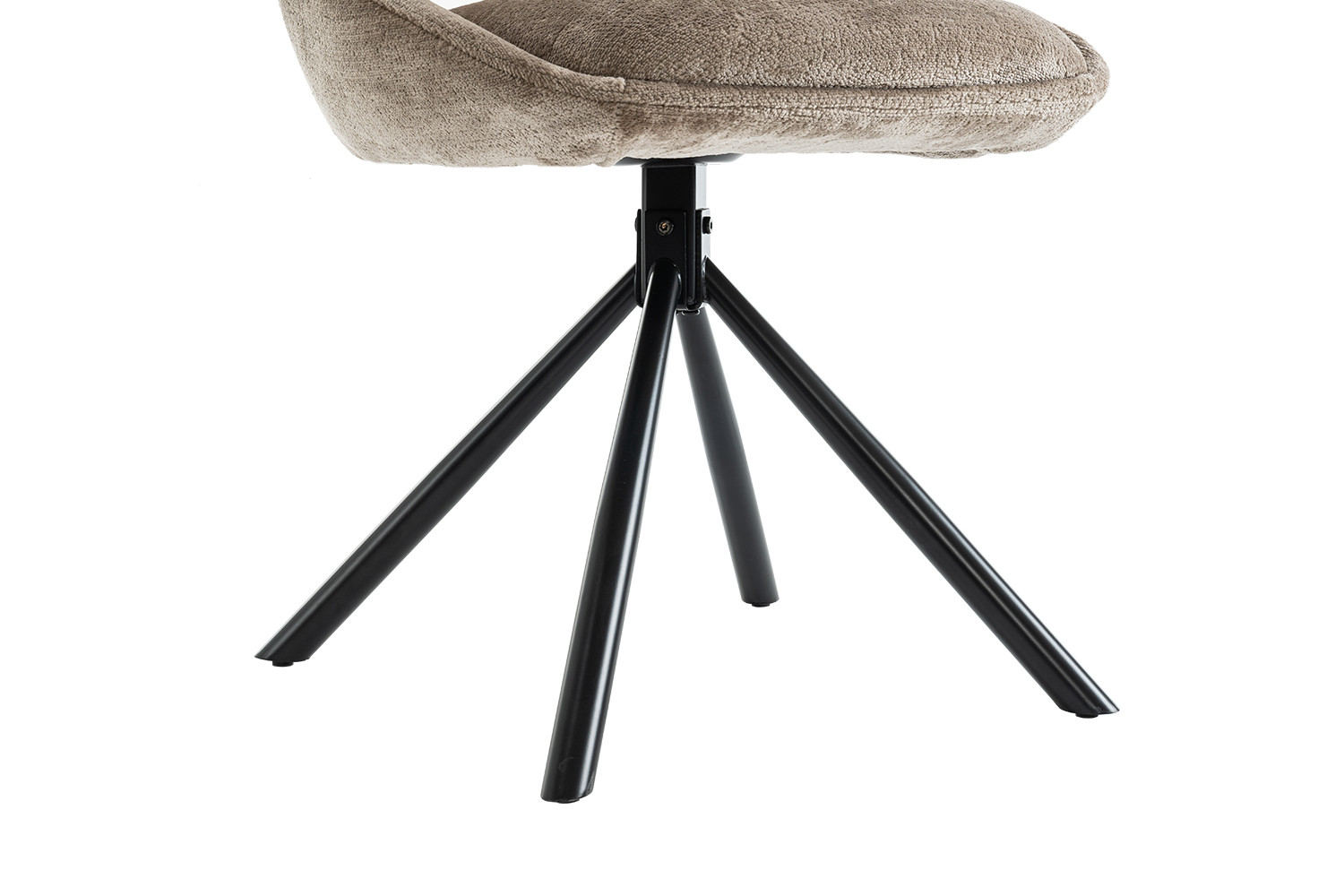 Chaise 'Dante' Tissu Taupe – Image 11