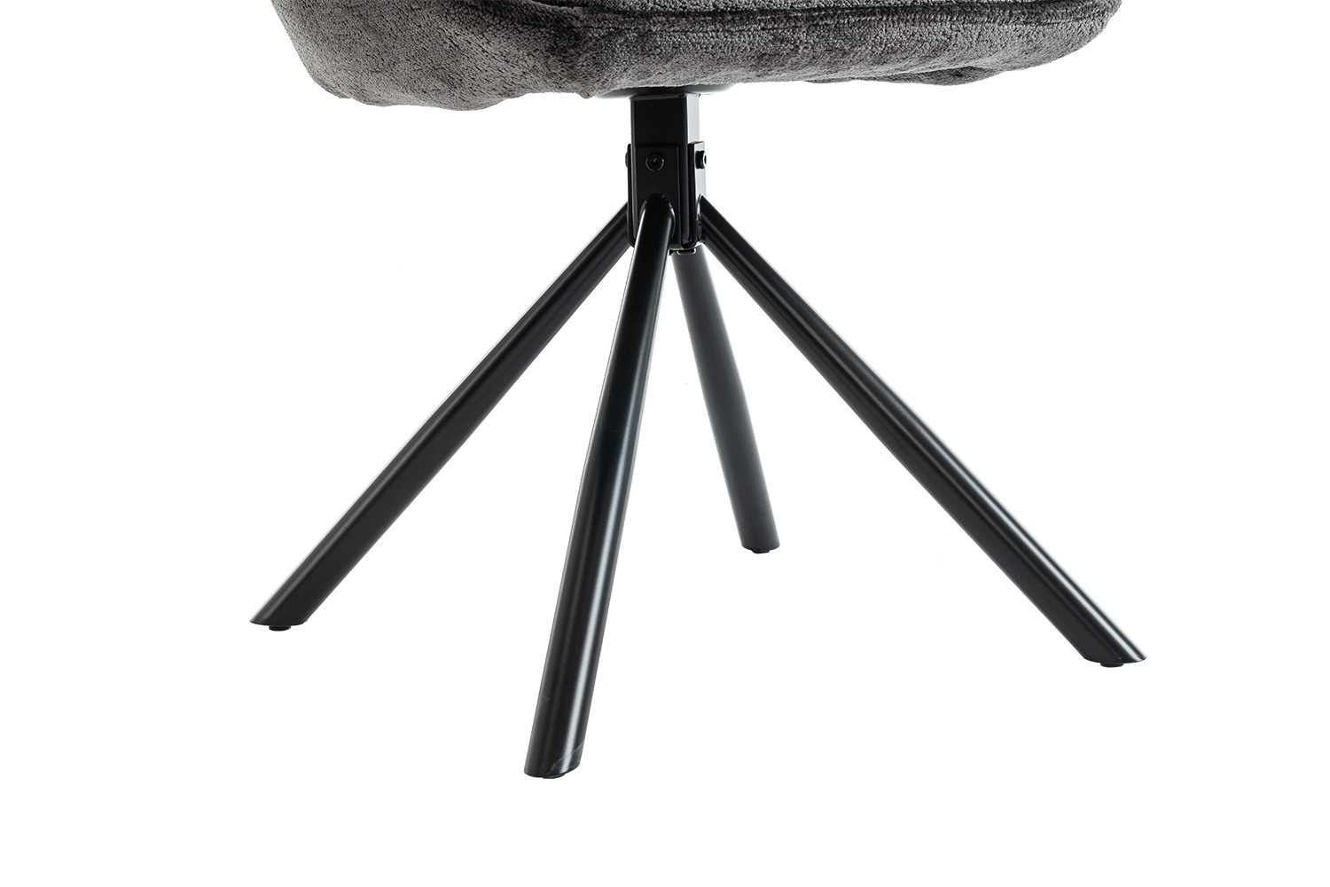 Chaise 'Dante' Tissu Gris – Image 10