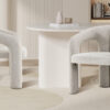 Chaise 'Beja' Tissu Ote Sahara 152 Ecru
