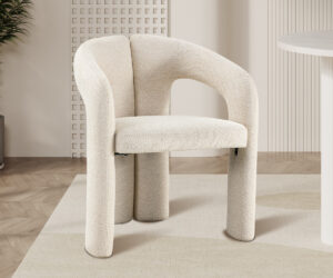 Alternative view of Chaise 'Beja' Tissu Ote Sahara 112 Beige