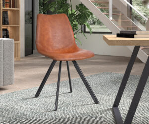 Alternative view of Chaise 'Emma' PU Cognac