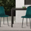 Chaise 'Willis' Velours Vert