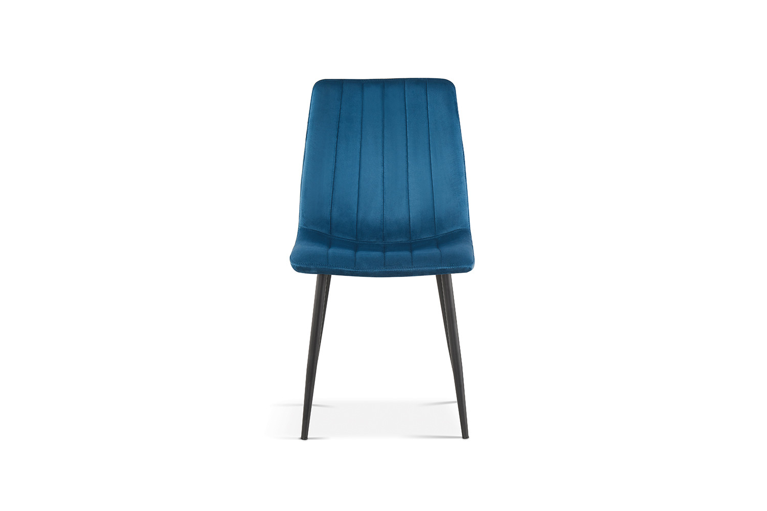 Chaise 'Willis' Velours Bleu – Image 7