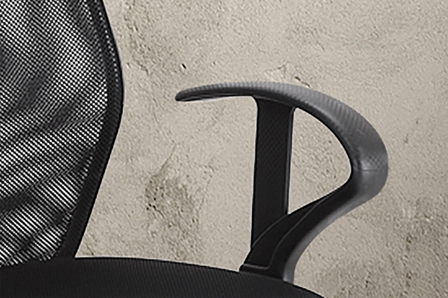 Chaise de bureau 'Job' Mesh Noir – Image 2
