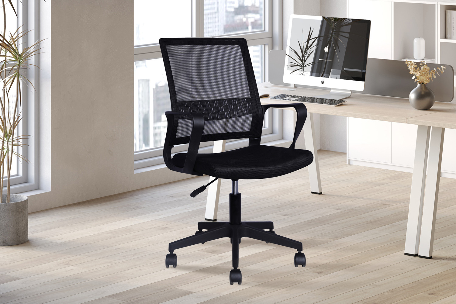 Chaise de bureau 'Dylan' Mesh Noir