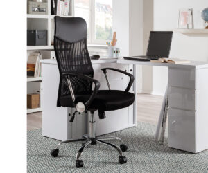 Chaise de bureau 'Max' Mesh Noir