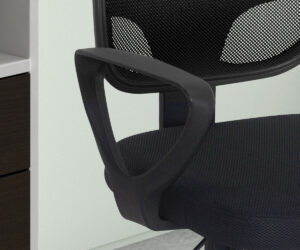 Alternative view of Chaise de bureau 'Hippa' Mesh Noir