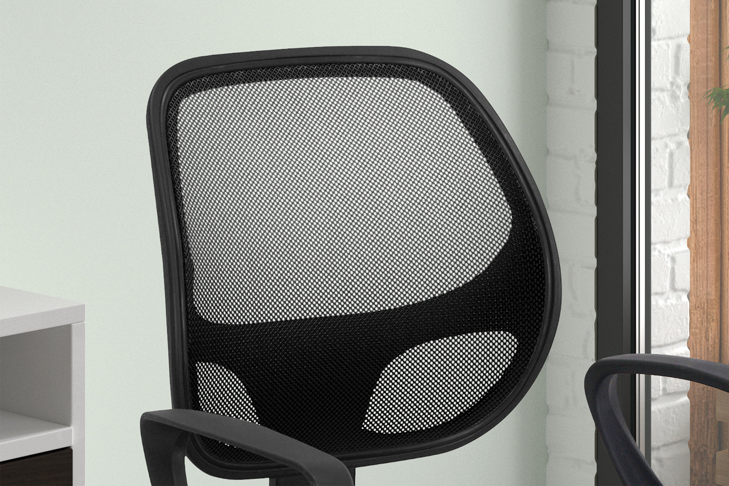 Chaise de bureau 'Hippa' Mesh Noir – Image 4