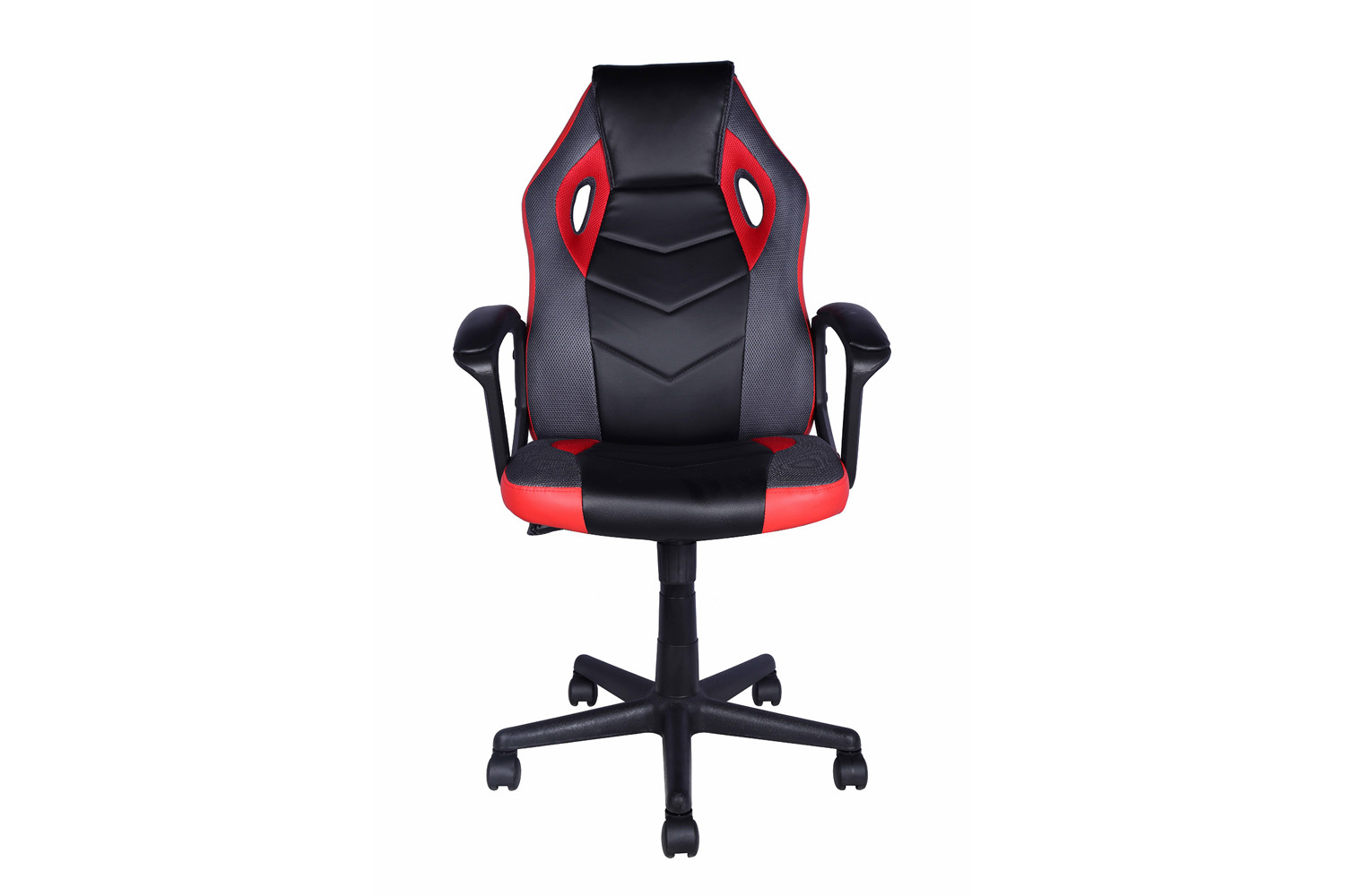 Chaise de jeu 'Tiger' en PU Noir/Rouge/Gris – Image 3