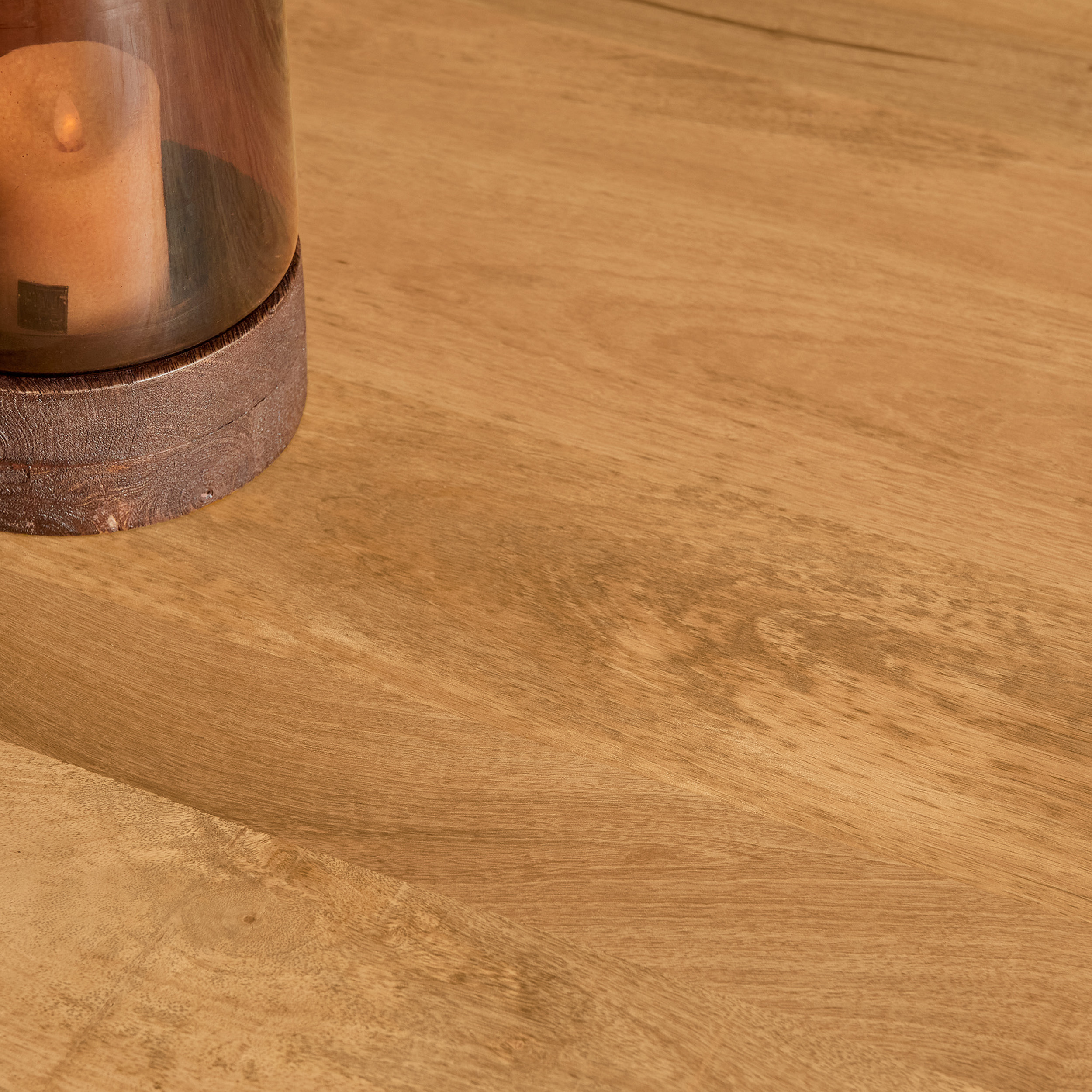 Table à manger ronde Denver en bois de manguier naturel – 120 cm – Image 3