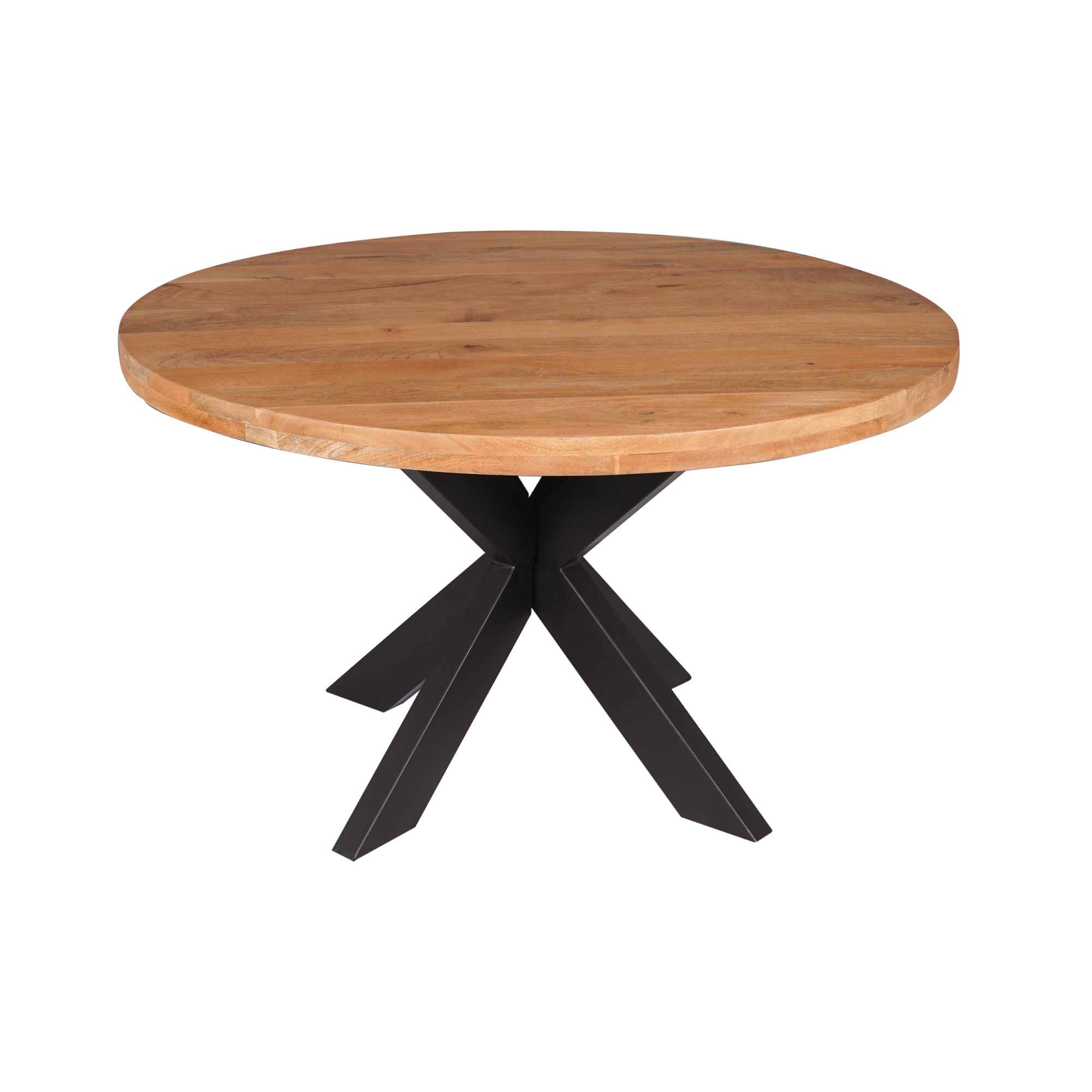 Table à manger ronde Denver en bois de manguier naturel – 140 cm – Image 5