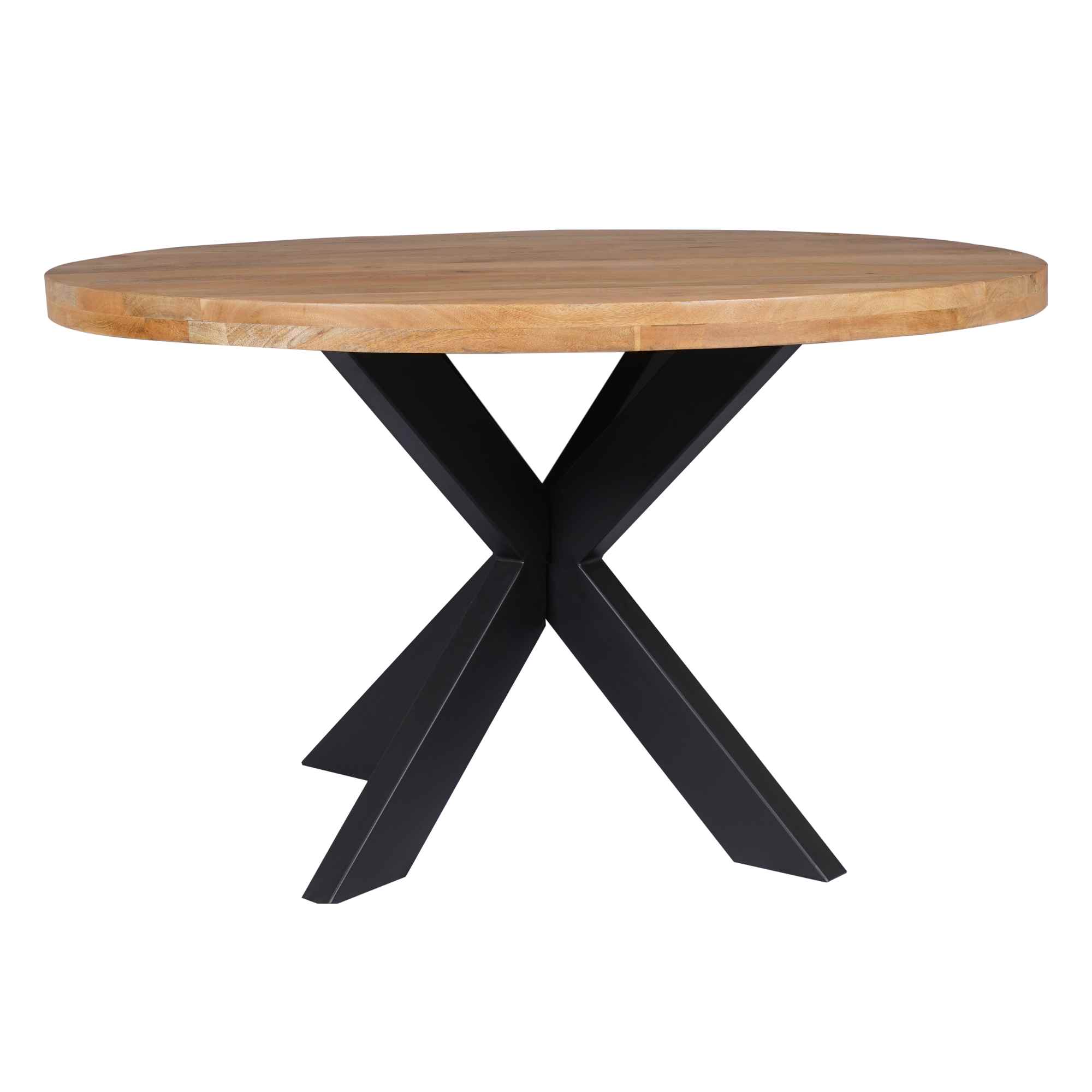 Table à manger ronde Denver en bois de manguier naturel – 140 cm – Image 6