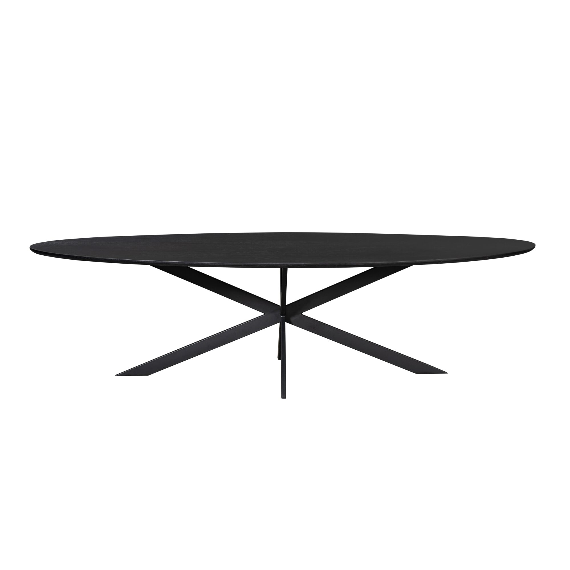 Table à manger ovale Ferris en chêne noir – 280 cm – Image 6