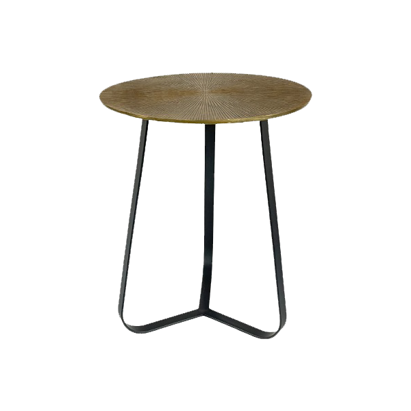 Table basse Kate en aluminium doré – 40 cm – Image 5
